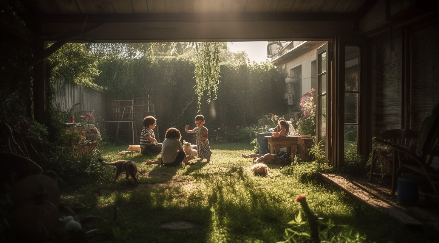 Maison et jardin